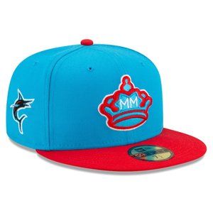 Miami Marlins New Era 2021 City Connect 59FIFTY Fitted Hat - Men's